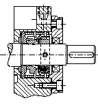 au�enliegende Gleitringdichtung